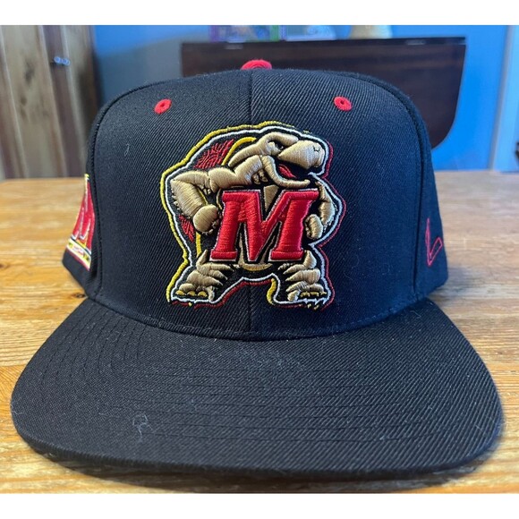 Maryland Terrapins Snapback Zephyr Black with Side Back Logo Hits Terps - Picture 1 of 9